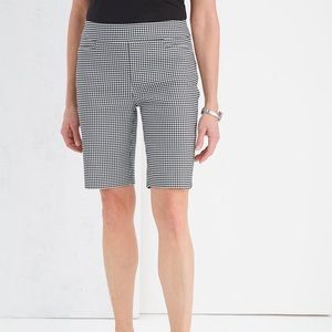 Chicos Brigitte So Slimming Gingham Shorts
